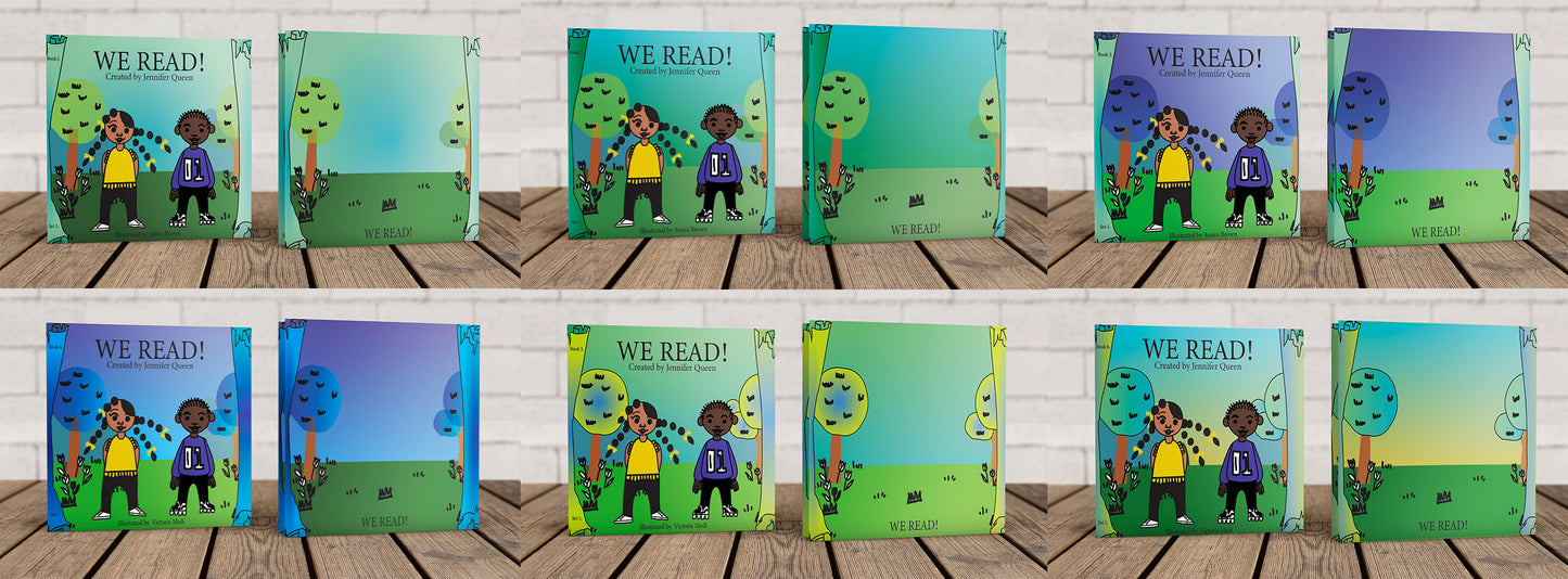 Each set contains 5 sight word books. Each book has a number on it to determine which one it is in the set. 